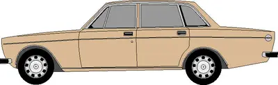 [PreDes] Volvo 164-52纸模网 - 海量纸模型图纸下载