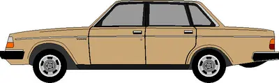 [PreDes] Volvo 244-52纸模网 - 海量纸模型图纸下载