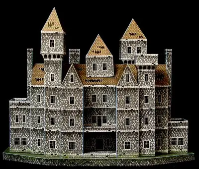 [Ray O’Bannon] Darc Mansion-52纸模网 - 海量纸模型图纸下载