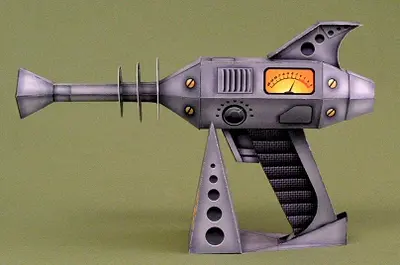 [Ray O’Bannon] Electrospheric Ray Gun-52纸模网 - 海量纸模型图纸下载