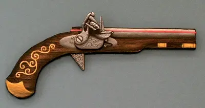 [Ray O’Bannon] Flintlock Rubber Band Gun-52纸模网 - 海量纸模型图纸下载