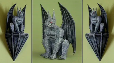 [Ray O’Bannon] Gargoyle-52纸模网 - 海量纸模型图纸下载