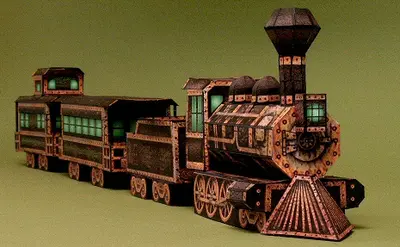 [Ray O’Bannon] Ghost Train-52纸模网 - 海量纸模型图纸下载