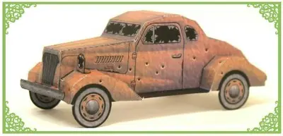 [Ray O’Bannon] Haunted Car-52纸模网 - 海量纸模型图纸下载
