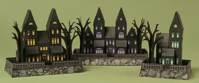 [Ray O’Bannon] Mini Haunted Houses-52纸模网 - 海量纸模型图纸下载