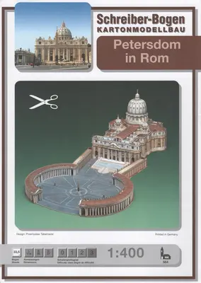 [Schreiber-Bogen 564] Petersdom in Rom-52纸模网 - 海量纸模型图纸下载