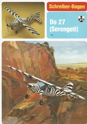 [Schreiber-Bogen 571] Dornier Do 27 (Serengeti)-52纸模网 - 海量纸模型图纸下载