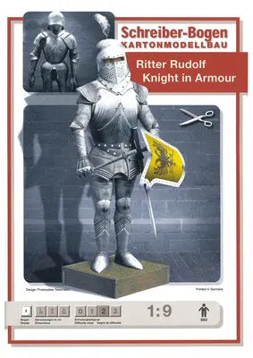 [Schreiber-Bogen 683] Ritter Rudolf重涂版-52纸模网 - 海量纸模型图纸下载