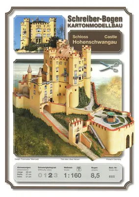 [Schreiber-Bogen 685] Castle Hohenschwangau-52纸模网 - 海量纸模型图纸下载