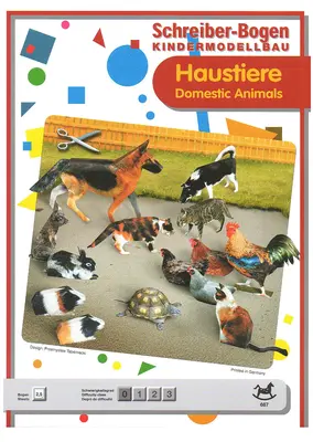[Schreiber-Bogen 687] Haustiere Domestic Animals-52纸模网 - 海量纸模型图纸下载