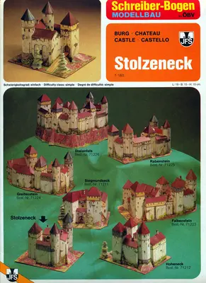[Schreiber-Bogen 71213] Stolzeneck-52纸模网 - 海量纸模型图纸下载