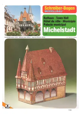 [Schreiber-Bogen 71354] Town Hall Michelstadt-52纸模网 - 海量纸模型图纸下载