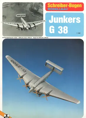 [Schreiber-Bogen 71399] Junkers G 38-52纸模网 - 海量纸模型图纸下载