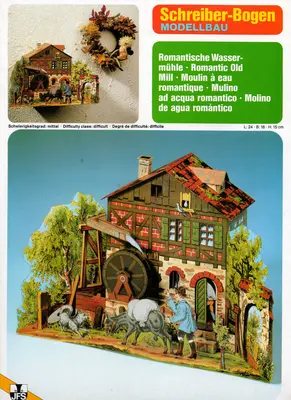 [Schreiber-Bogen 72217] Romantic Old Mill-52纸模网 - 海量纸模型图纸下载