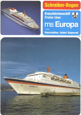 [Schreiber-Bogen 72230] MS Europa-52纸模网 - 海量纸模型图纸下载