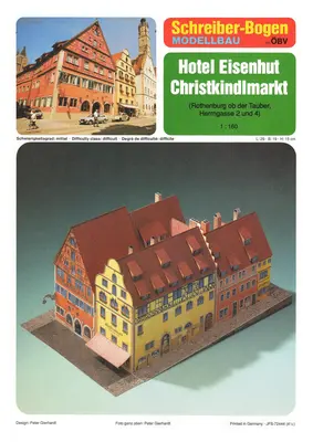 [Schreiber-Bogen 72444] Hotel Eisenhut-52纸模网 - 海量纸模型图纸下载