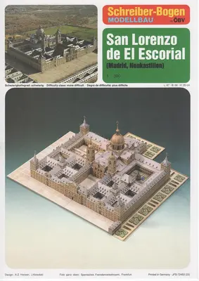 [Schreiber-Bogen 72453] San Lorenzo de El Escorial-52纸模网 - 海量纸模型图纸下载