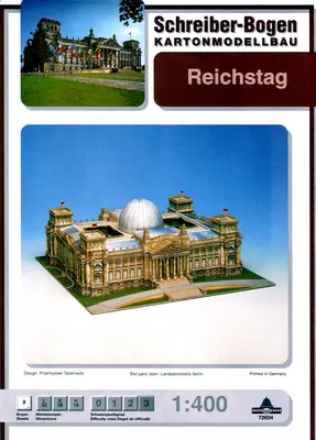 [Schreiber-Bogen 72604] Reichstag-52纸模网 - 海量纸模型图纸下载