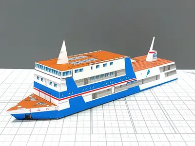 [Wakajibi2] Uminoko2 Simple-52纸模网 - 海量纸模型图纸下载