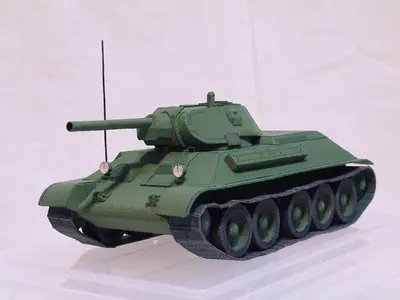 [i-cardtanks] T-34-76 Type 1941-52纸模网 - 海量纸模型图纸下载