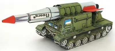 [ABC 1966-11] Tracked Missile Carrier-52纸模网 - 海量纸模型图纸下载