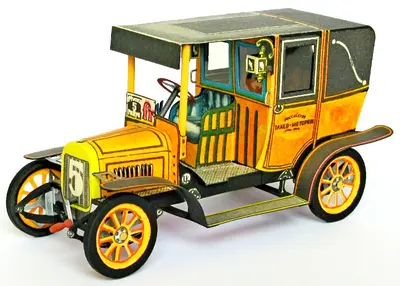 [ABC 1967-08] Veteran Car L&K 1909 Taxi GDV-52纸模网 - 海量纸模型图纸下载