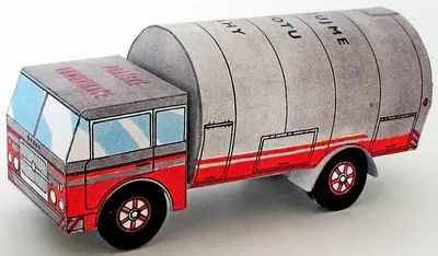 [ABC 1967-13] Refuse Truck Skoda 706-52纸模网 - 海量纸模型图纸下载