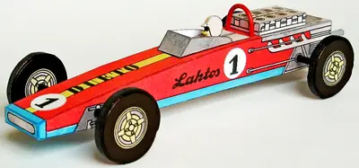 [ABC 1968-13] Dueto Racing Car-52纸模网 - 海量纸模型图纸下载