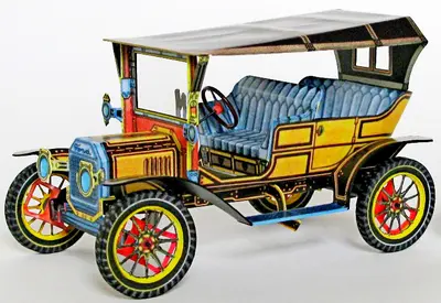 [ABC 1968-16] Ford Model T - Tin Lizzy-52纸模网 - 海量纸模型图纸下载
