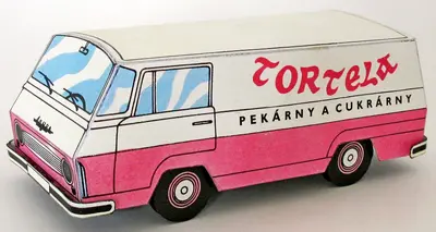 [ABC 1969-04] Delivery Van Skoda 1203-52纸模网 - 海量纸模型图纸下载