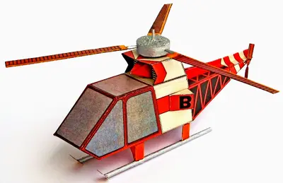 [ABC 1970-04] Experimental Helicopter-52纸模网 - 海量纸模型图纸下载