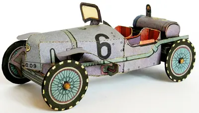 [ABC 1970-16] Veteran Car Tatra T-12-52纸模网 - 海量纸模型图纸下载