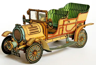 [ABC 1970-18] Veteran Car Spyker 1904 (1-40)-52纸模网 - 海量纸模型图纸下载