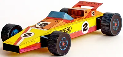 [ABC 1970-20] Experimental Racing Car-52纸模网 - 海量纸模型图纸下载