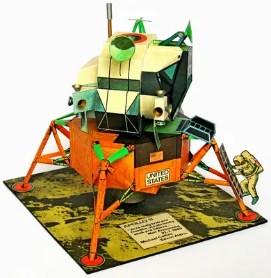 [ABC 1971-15-16] Lunar Module Apollo 11-52纸模网 - 海量纸模型图纸下载