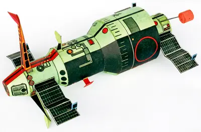 [ABC 1971-21] Orbital Station Salyut-52纸模网 - 海量纸模型图纸下载