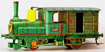 [ABC 1972-01-02] Steam Locomotive M112.002-52纸模网 - 海量纸模型图纸下载
