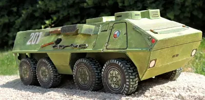 [ABC 1972-05] SKOT-OT64 Wheeled Armored Transporter-52纸模网 - 海量纸模型图纸下载
