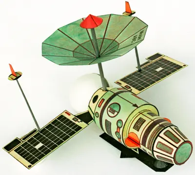 [ABC 1972-13] Venera 8 - Satellite-52纸模网 - 海量纸模型图纸下载