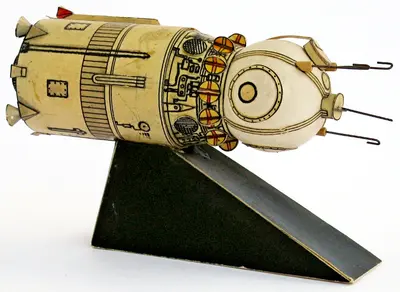 [ABC 1972-15] Vostok 1 - Satellite-52纸模网 - 海量纸模型图纸下载