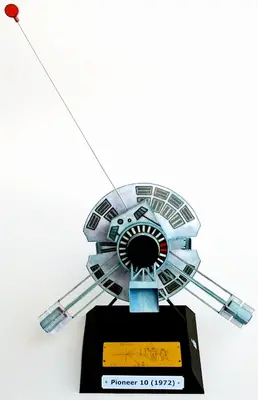 [ABC 1972-20] Pioneer 10 - Satellite-52纸模网 - 海量纸模型图纸下载