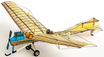[ABC 1973-03] Antoinette - Historic Aircraft-52纸模网 - 海量纸模型图纸下载