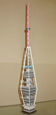 [ABC 1973-04-05] Kamzik TV Tower-52纸模网 - 海量纸模型图纸下载