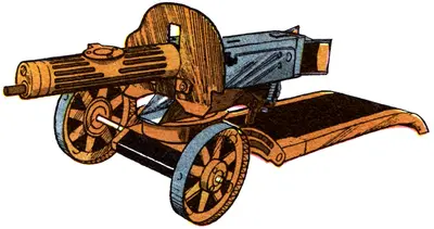 [ABC 1973-12] Maxim Machine Gun-52纸模网 - 海量纸模型图纸下载