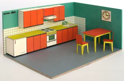 [ABC 1974-10-11] Modern Kitchen-52纸模网 - 海量纸模型图纸下载
