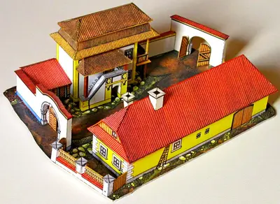 [ABC 1974-17] Prague Farmstead-52纸模网 - 海量纸模型图纸下载