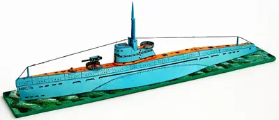 [ABC 1975-09] Submarine Pomsta-52纸模网 - 海量纸模型图纸下载