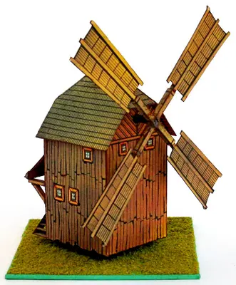 [ABC 1975-09] Windmill from the Gottwaldov Region-52纸模网 - 海量纸模型图纸下载