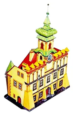 [ABC 1975-19] Renaissance Town Hall-52纸模网 - 海量纸模型图纸下载