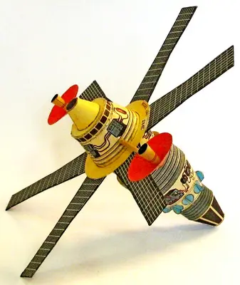 [ABC 1975-20] Molniya Satellite-52纸模网 - 海量纸模型图纸下载